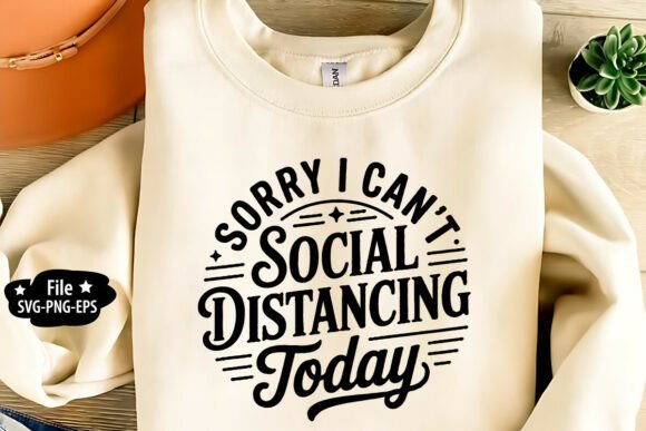 Fun Social Distancing SVG