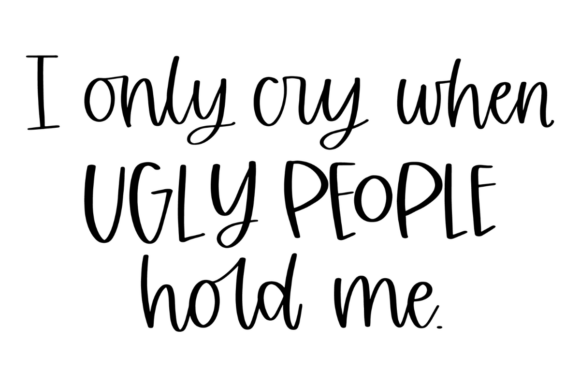Funny Baby Nursery Quote Graphics for Crafts