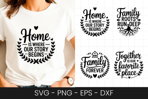 Home is Where Our Story Begins Graphics