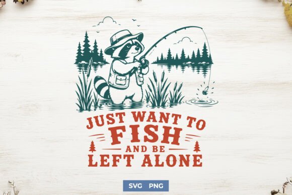 Just Want to Fish SVG: A Graphic for Crafts and Branding
