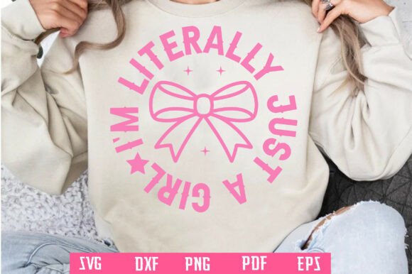 Pink Coquette Graphic for Crafts and Branding