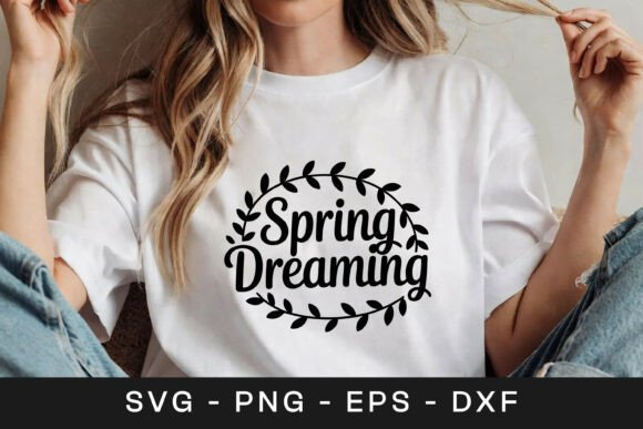 Spring Dreaming Floral Graphics for Crafts and Branding