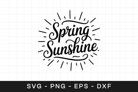 Spring Sunshine Floral SVG for Crafts and Graphics