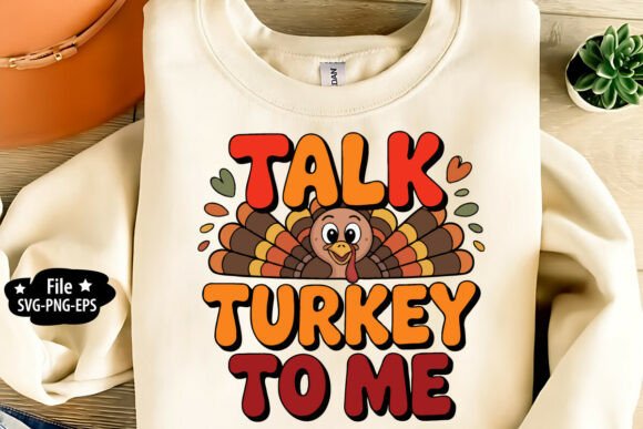 Talk Turkey to Me SVG PNG: Crafts & Graphics