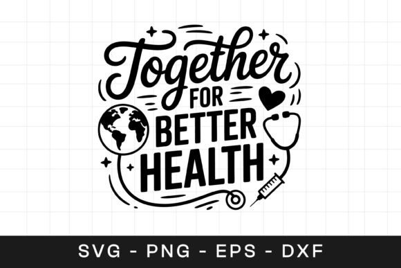 Together for Better Health SVG PNG